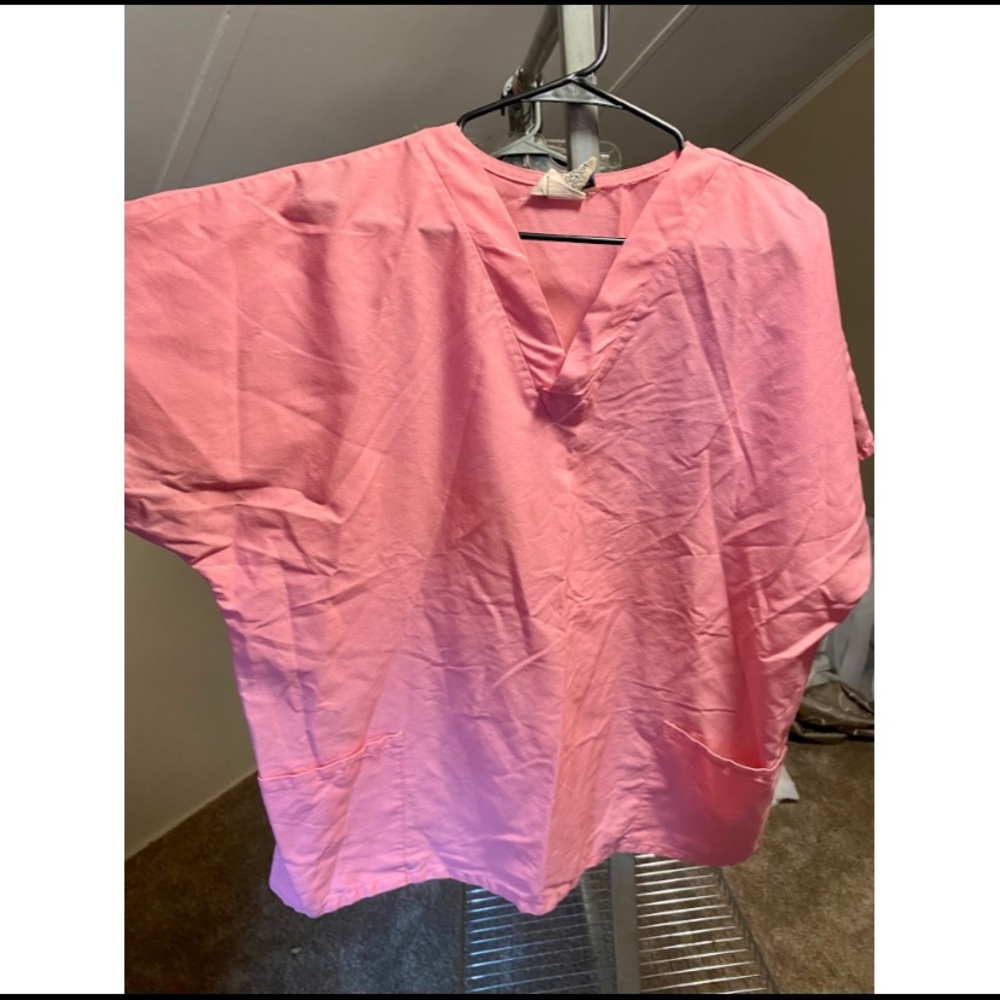 Pink Scrub Top